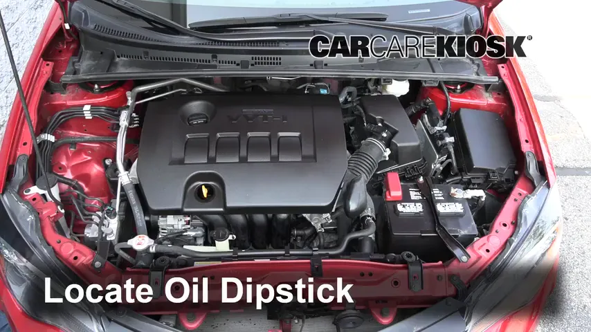 2018 Toyota Corolla LE 1.8L 4 Cyl. Oil Check Oil Level
